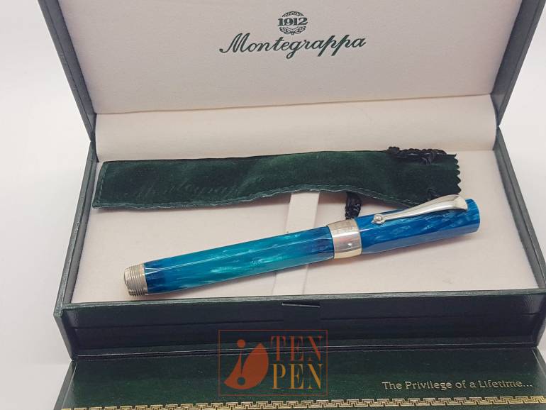 レア Montegrappa シャーペン シンフォニー ブルー MONTEGRAPPA 1912 SIMPHONY light blue | Tenpen - By Letizia Iacopini